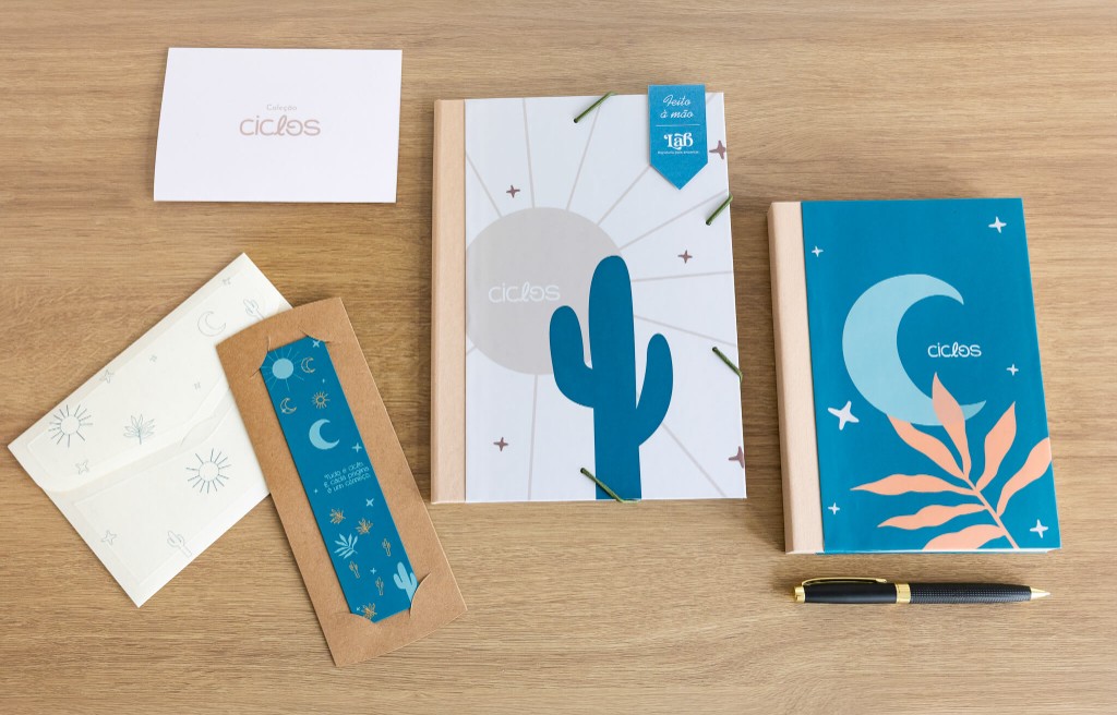 Coleção Ciclos • kit completo de papelaria premium